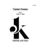 Cantate Domino SAB choral sheet music cover